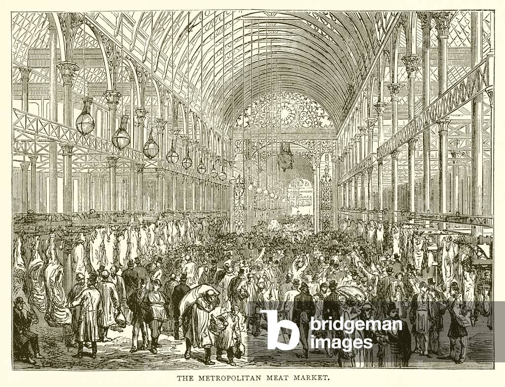 The Metropolitan Meat Market (engraving)