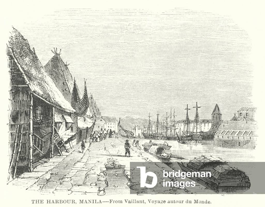 The Harbour, Manila (engraving)