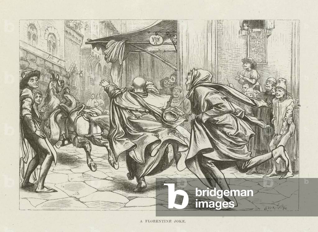 Illustration for Romola by George Eliot (engraving)