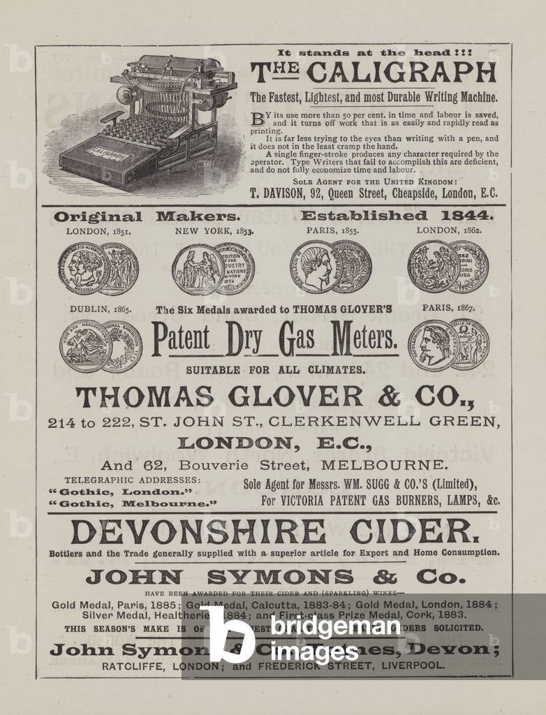 Advertisement (litho)