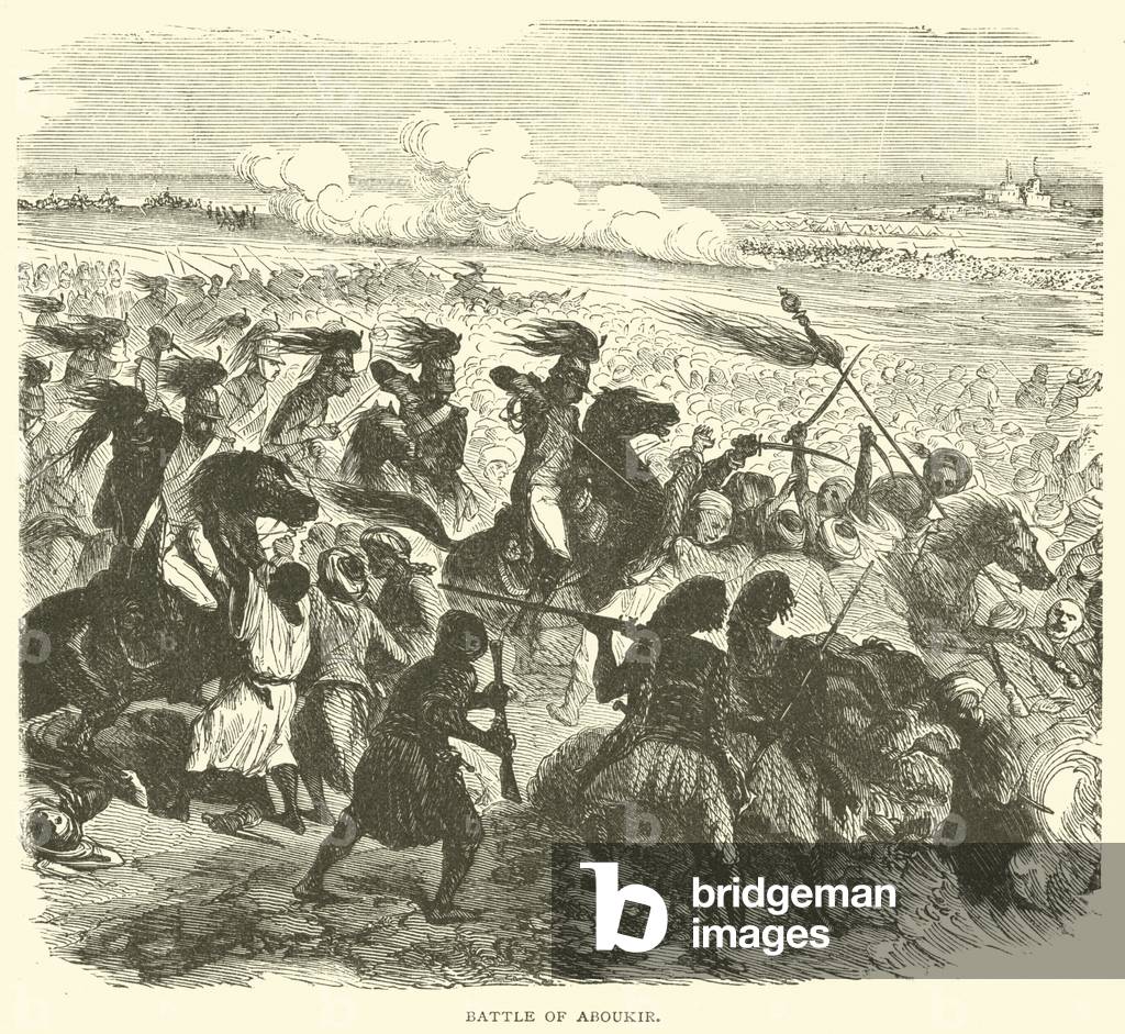 Battle of Aboukir (engraving)