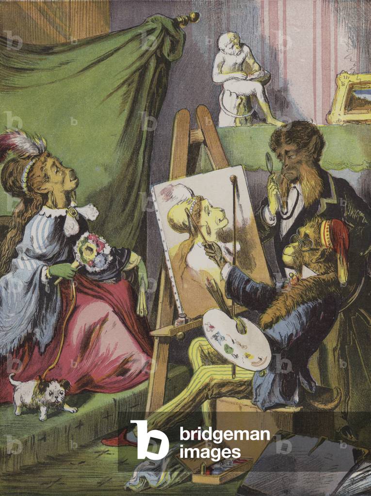 The Portrait Painter (chromolitho)