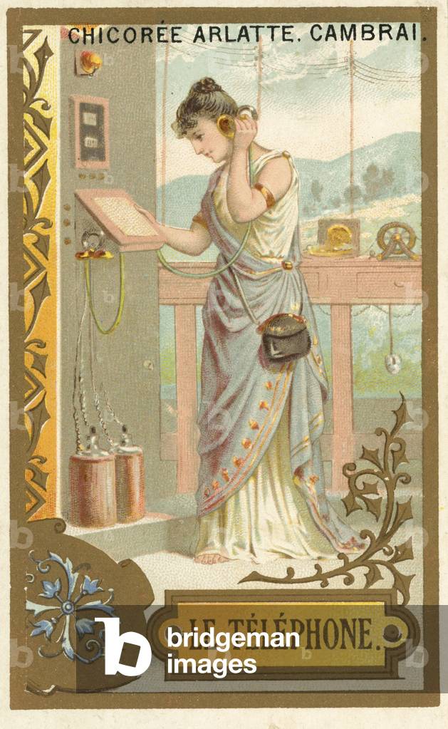 The telephone (chromolitho)