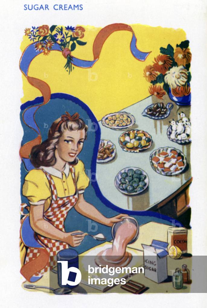 Sugar creams (colour litho)