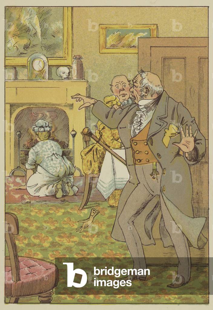 Consternation (coloured engraving)