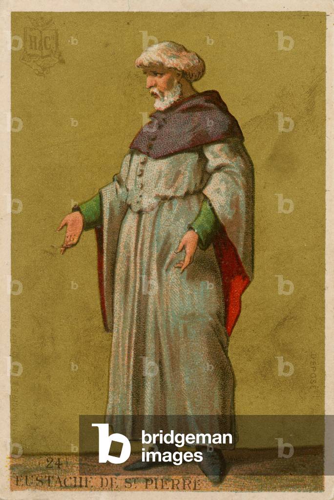 Eustache de Saint Pierre (chromolitho)