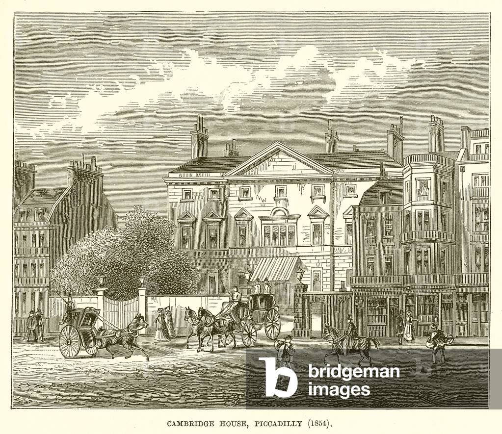 Cambridge House, Piccadilly (1854) (engraving)