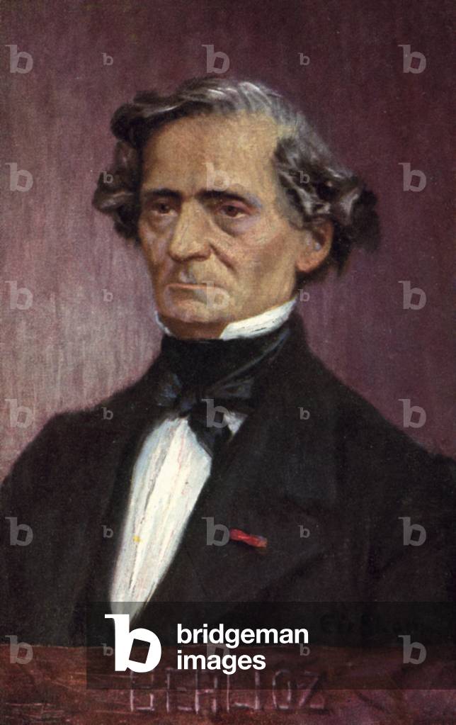 Hector Berlioz (colour litho)