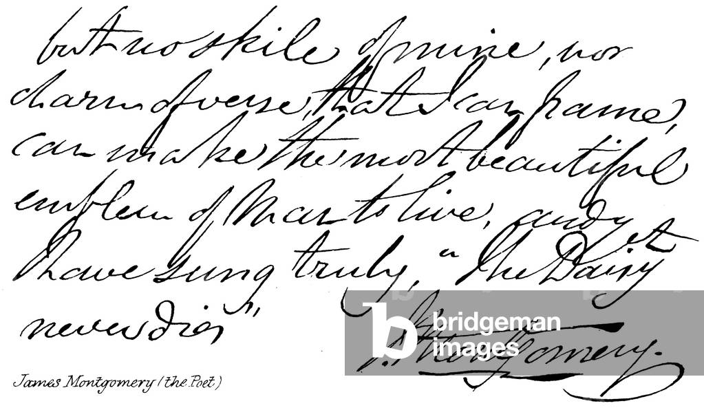 James Montgomery (the Poet) (engraving)