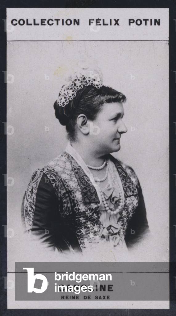 Caroline, Reine De Saxe (1833) (b/w photo)