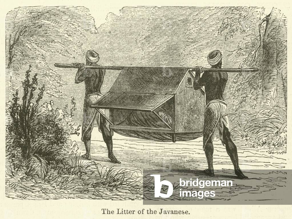 The Litter of the Javanese (engraving)