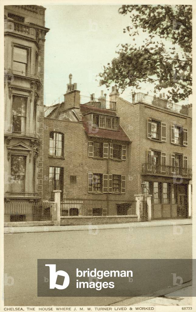 House and studio of J M W Turner, Chelsea (colour photo)