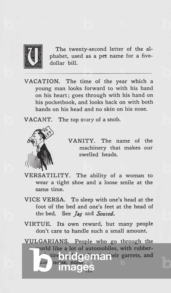 The Silly Syclopedia: Vanity (litho)