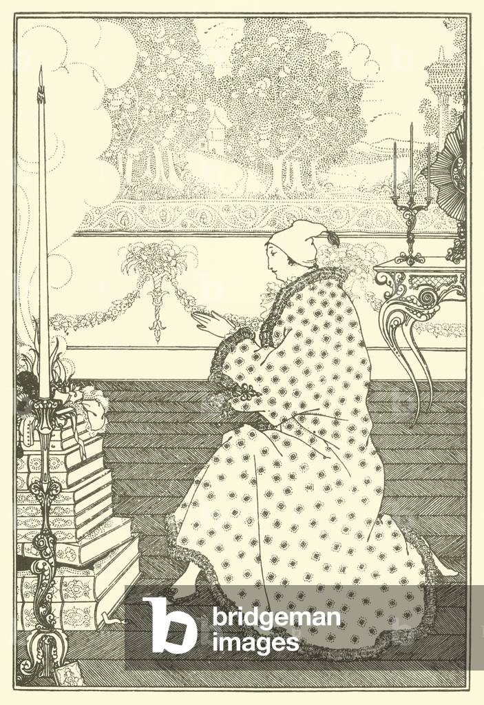 The Baron's Prayer 1897 (lithograph)