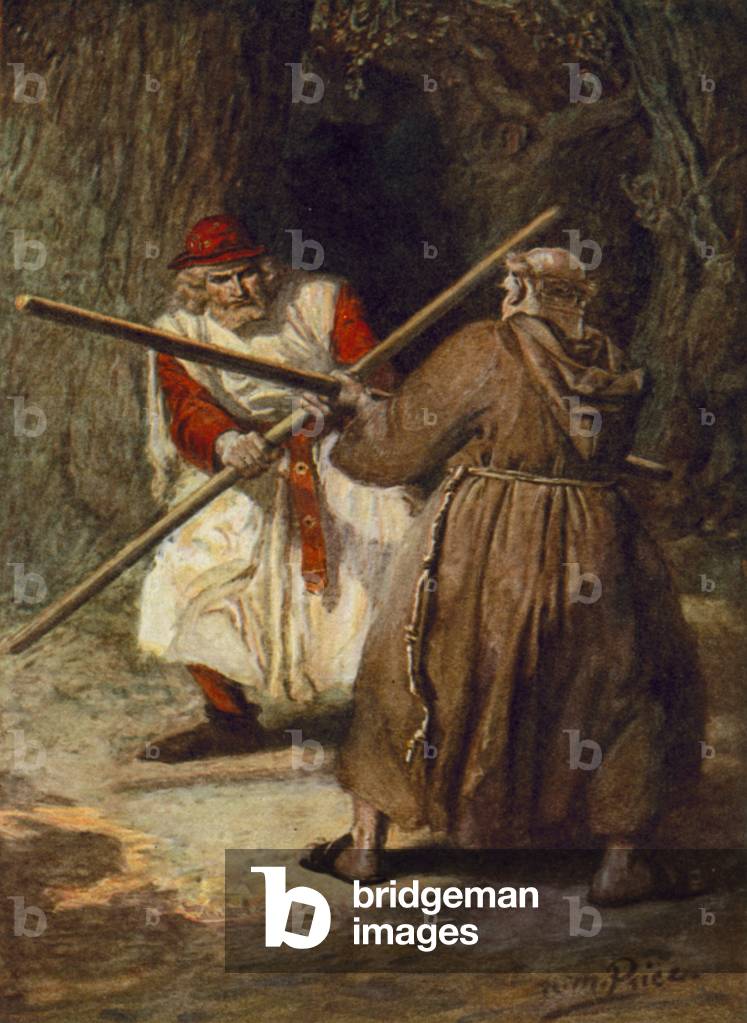 Tennyson, The Foresters (colour litho)