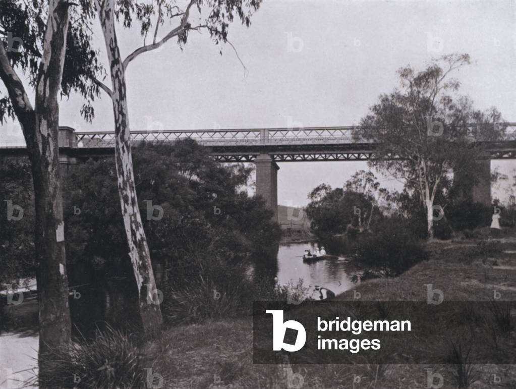 River Yarra, Fairfield (b/w photo)