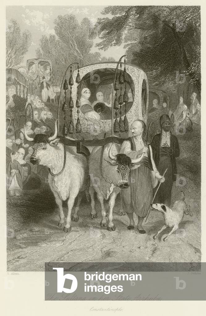 The Sultana in her State Arrhuba (engraving)
