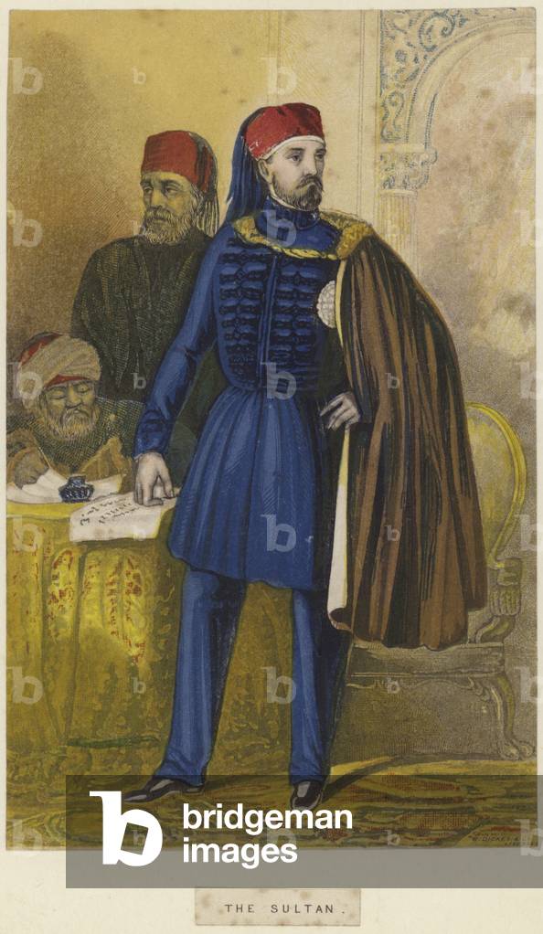 The Sultan (colour litho)