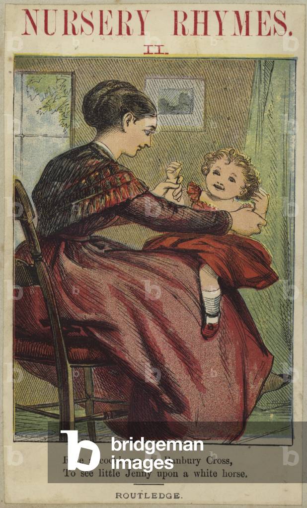 Ride a cockhorse to Banbury Cross (colour litho)