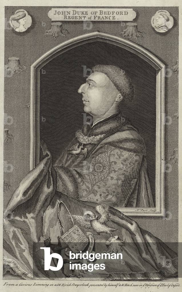Portrait of John of Lancaster, Duke of Bedford (engraving)