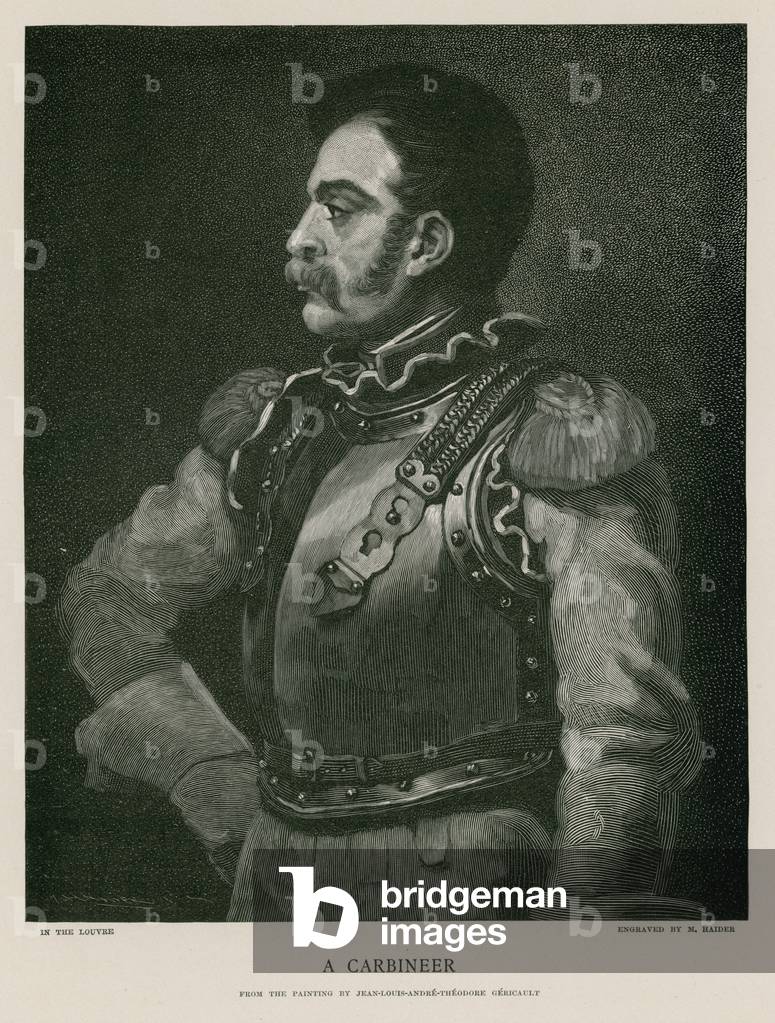 A carbineer, 1896 (engraving)