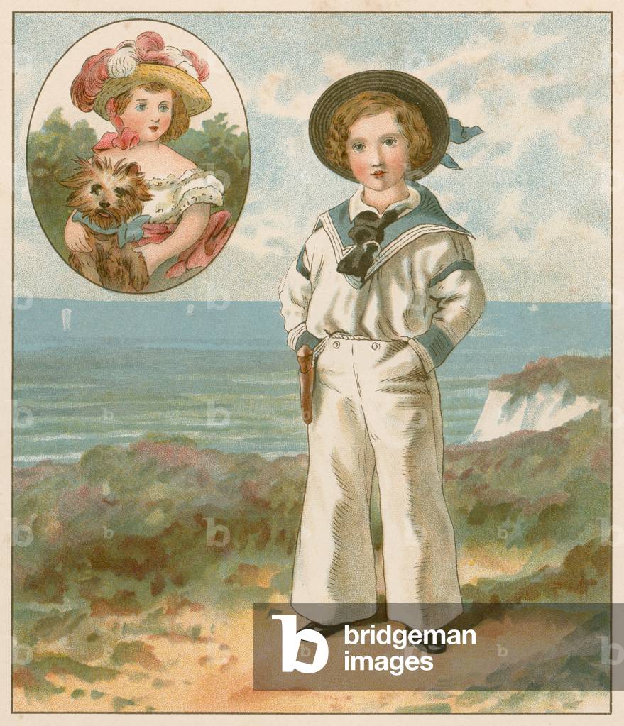 The Prince of Wales and the Princess Royal (chromolitho)