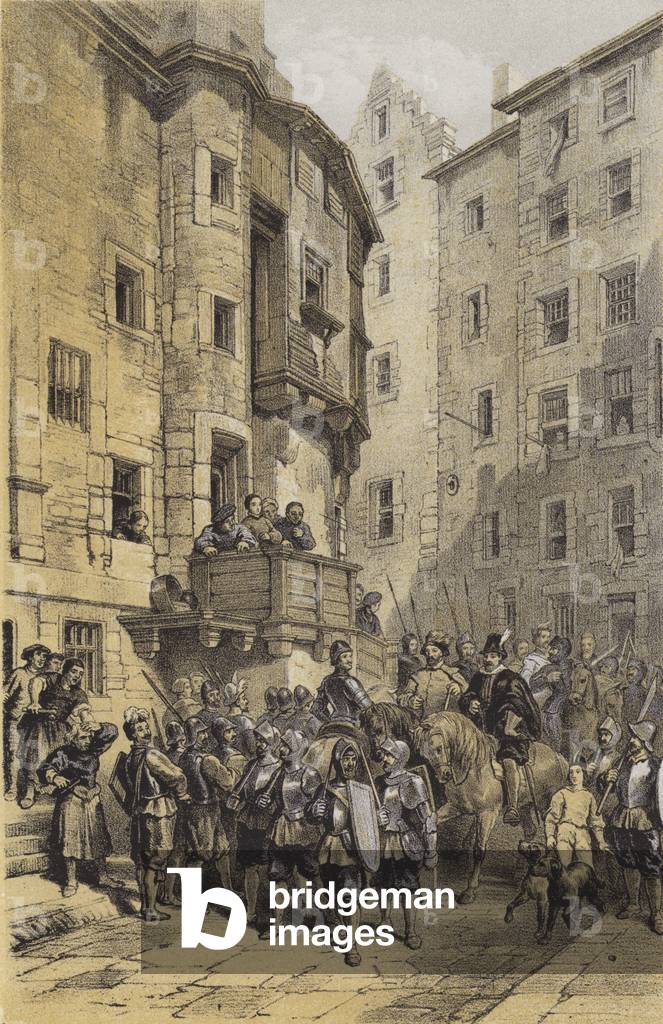 West Bow, Edinburgh (chromolitho)