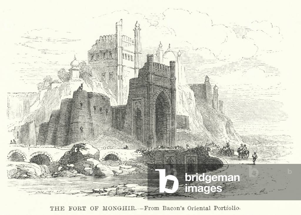 The Fort of Monghir (engraving)
