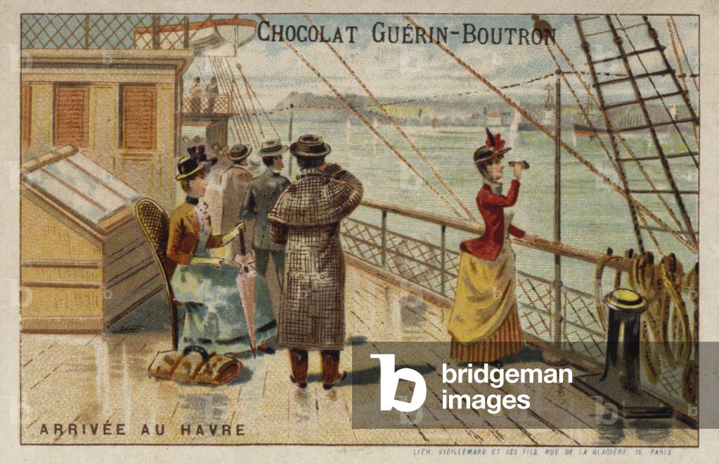 Arrival at Le Havre (chromolitho)