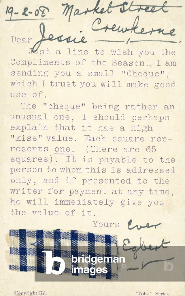 High kiss value cloth (colour litho)