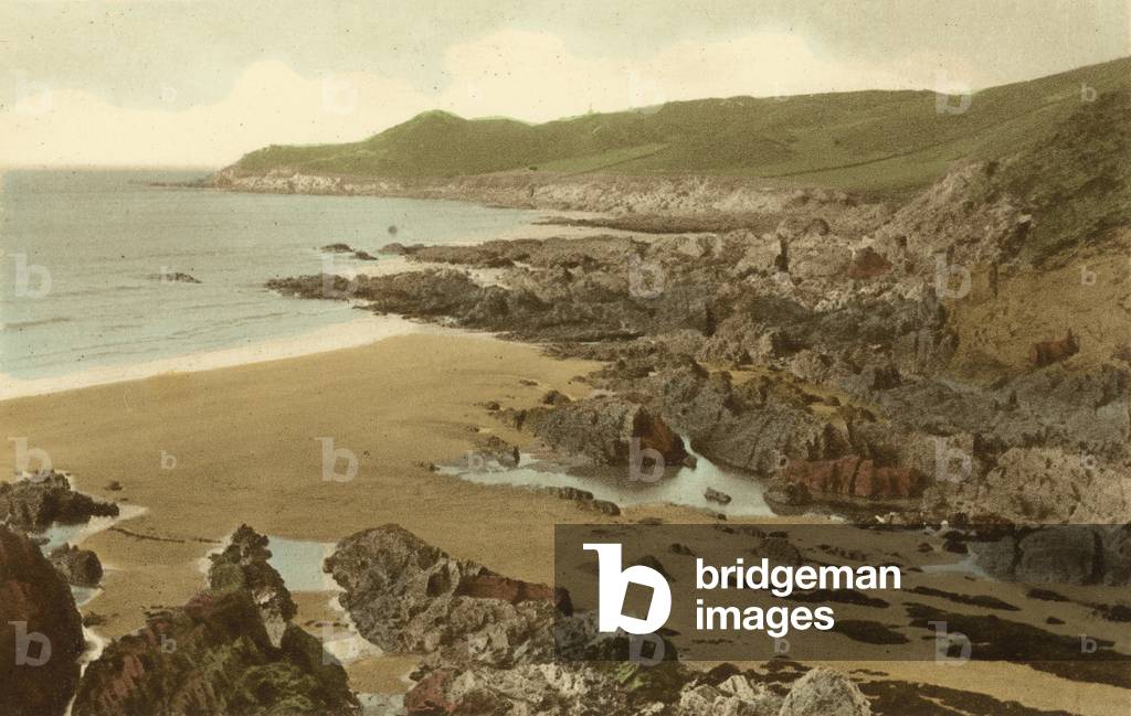 Mortehoe, Morte Bay and Point (colour photo)