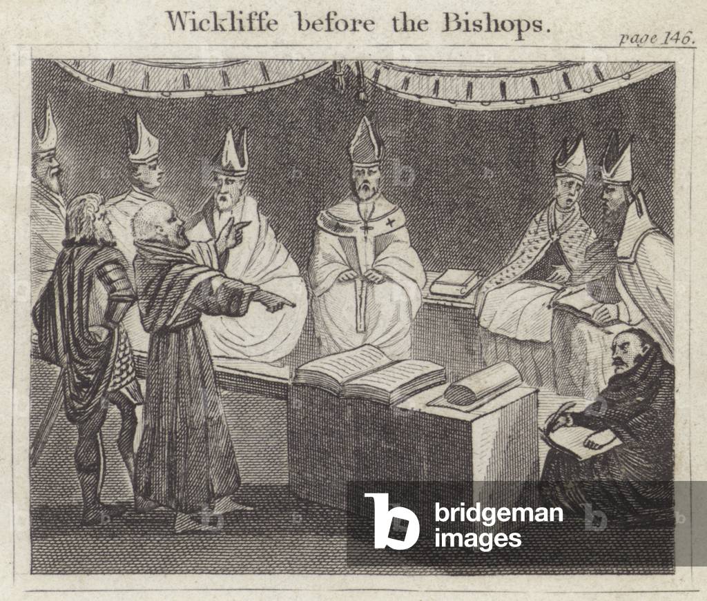 Wickliffe before the Bishops (engraving)
