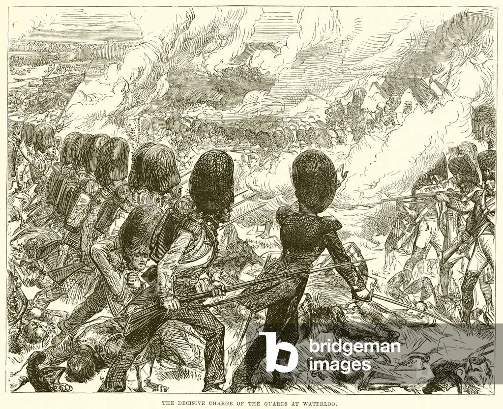 The Decisive Charge of the Guards at Waterloo (engraving)