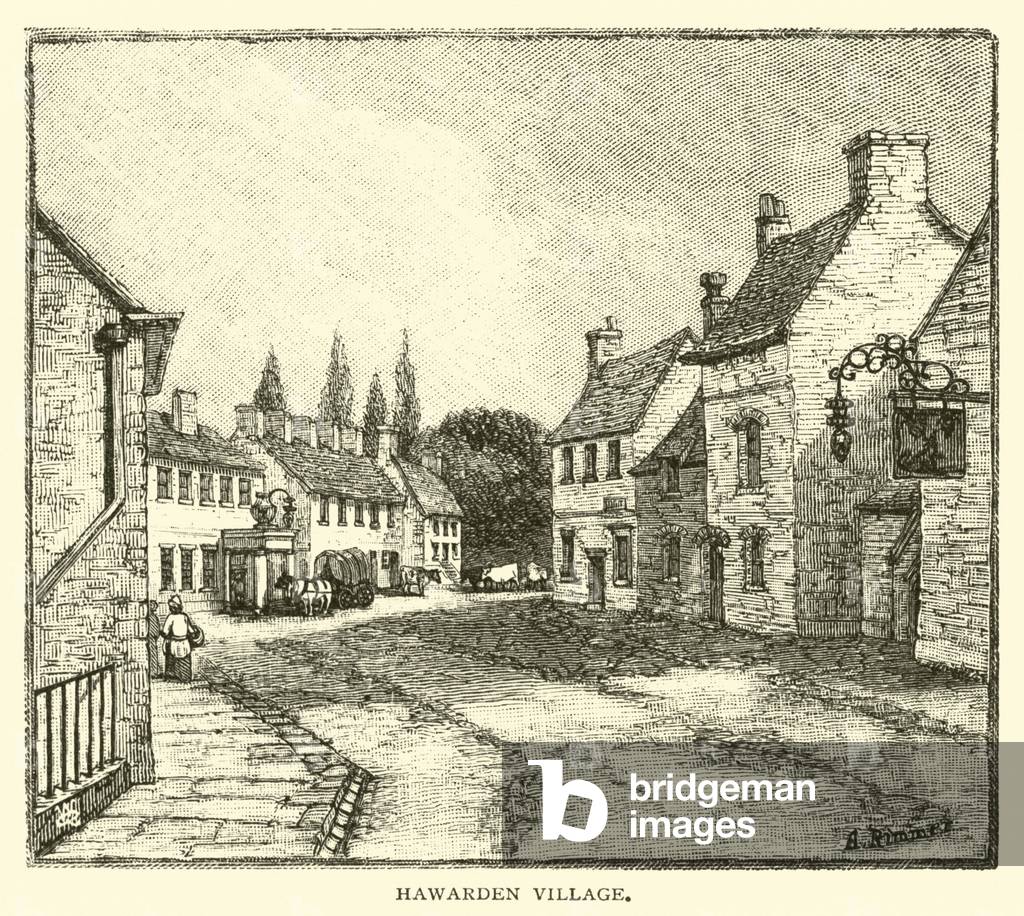 Hawarden Village (engraving)