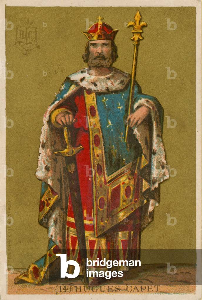 Hugh Capet (chromolitho)