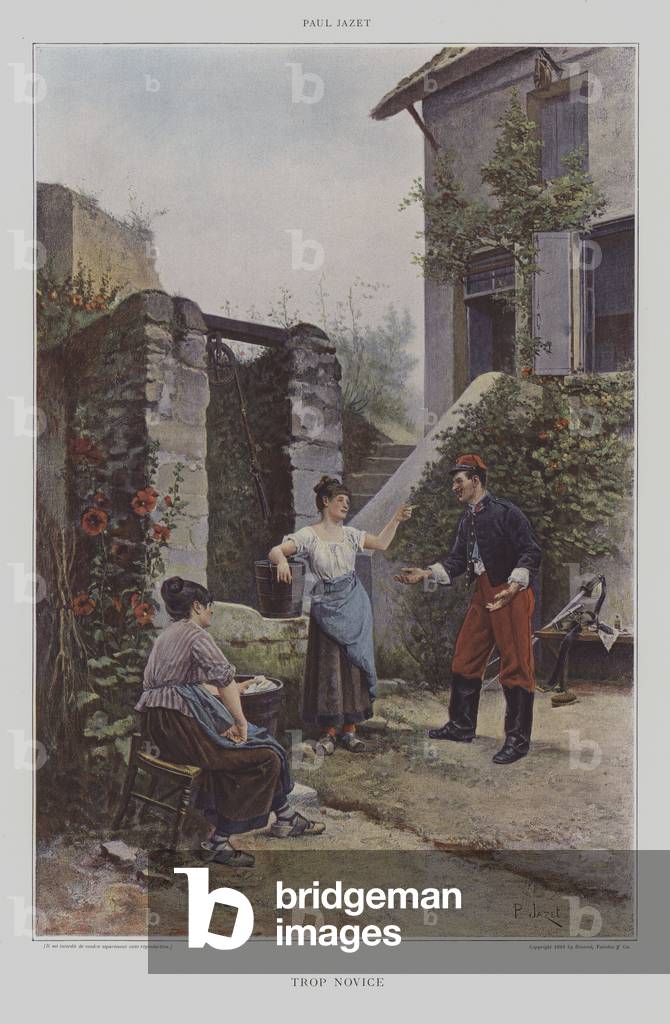 Trop Novice (Too Inexperienced) (colour litho)