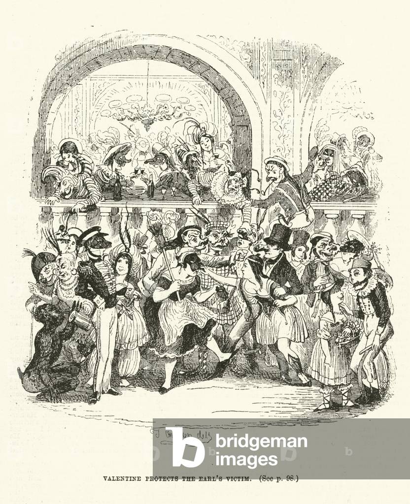 Illustration for Valentine Vox (engraving)