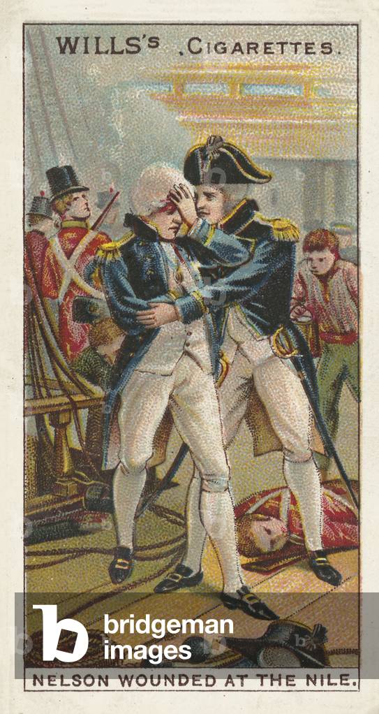 Nelson Wounded at The Nile (chromolitho)