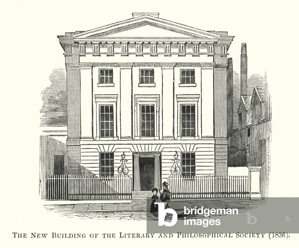 The New Building of the Literary and Philosophical Society, 1836 (engraving)