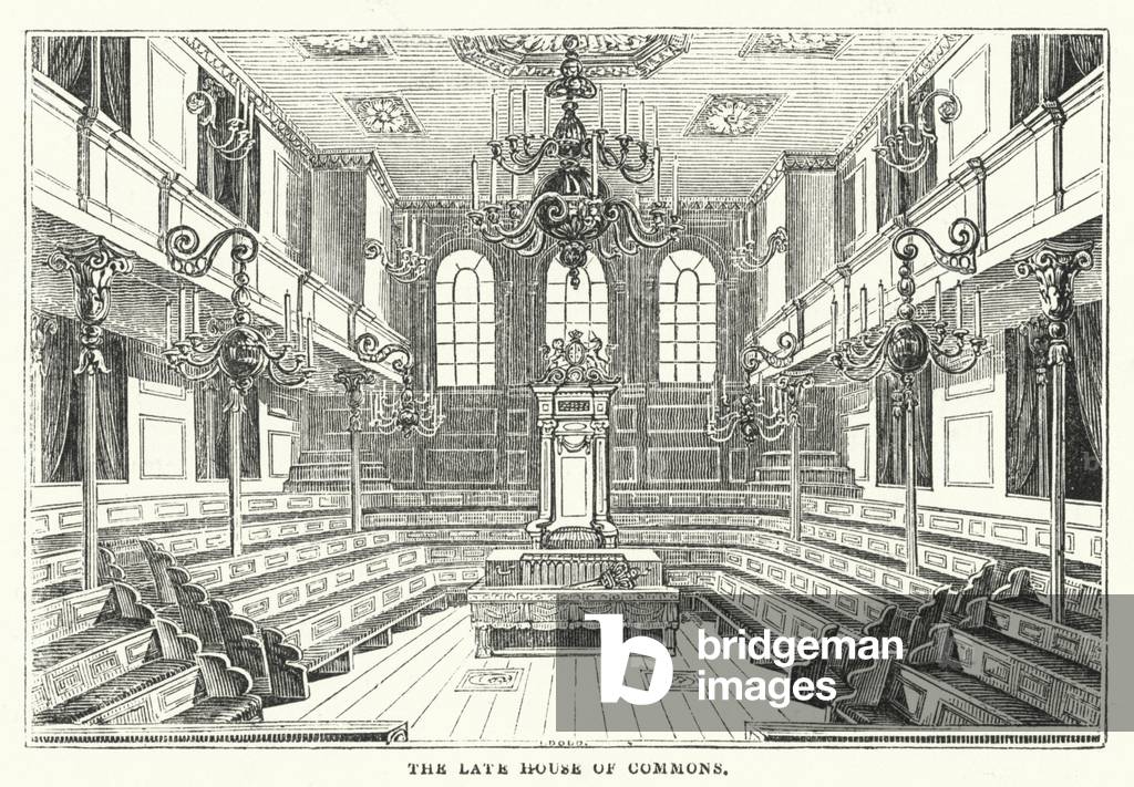 The Late House of Commons (engraving)