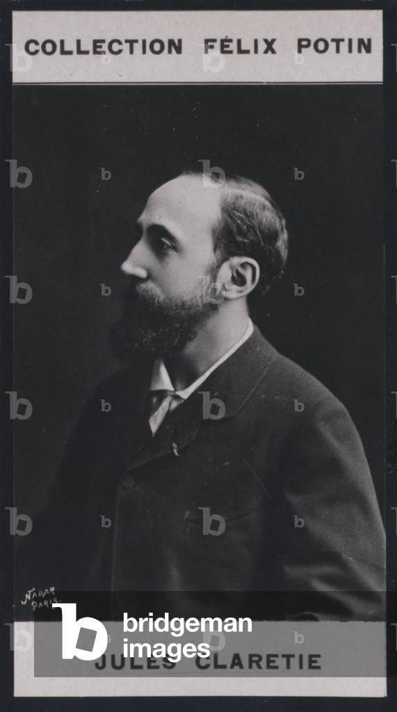 Jules Claretie (1840) (b/w photo)