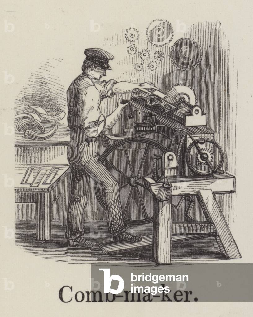Comb maker (engraving)