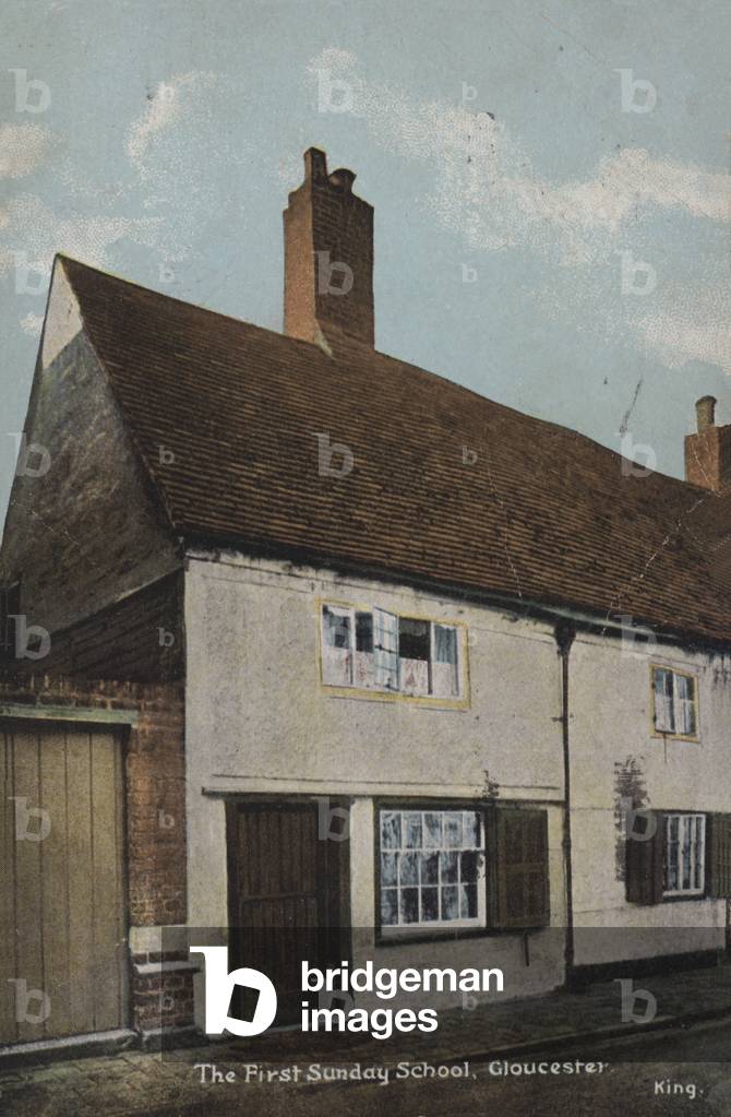 The First Sunday School, Gloucester (coloured photo)
