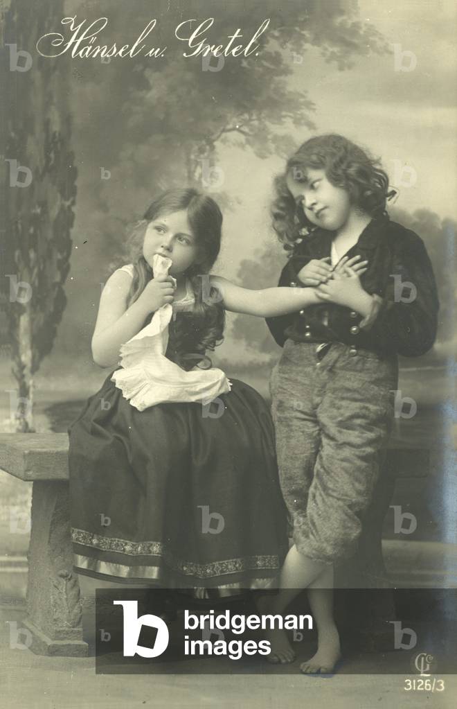 Hansel und Gretel (b/w photo)
