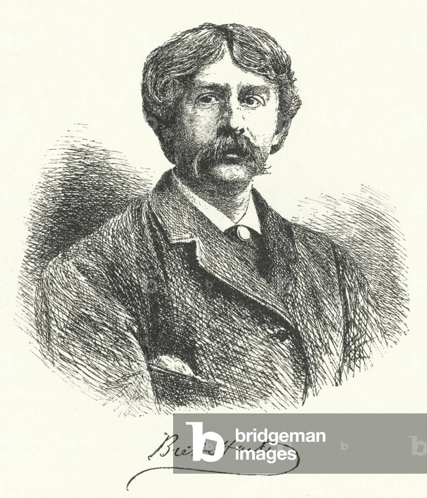 Bret Harte, American short story writer and poet (engraving)