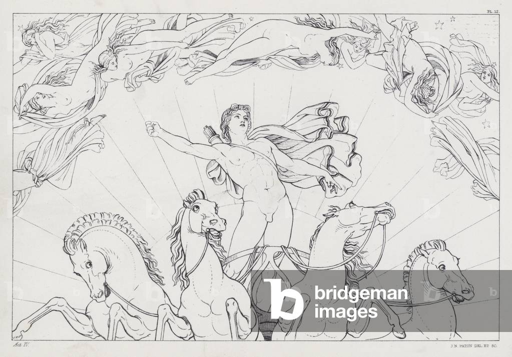 Shelley's Prometheus Unbound, Act IV (engraving)