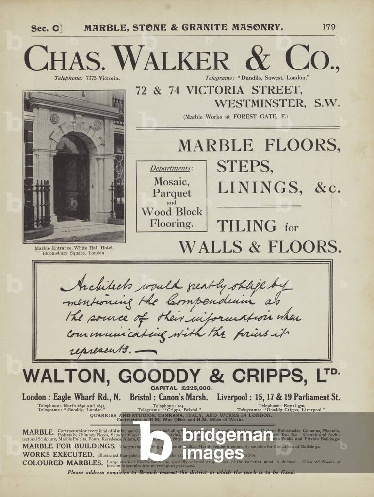 Page from The Architects' Compendium (litho)