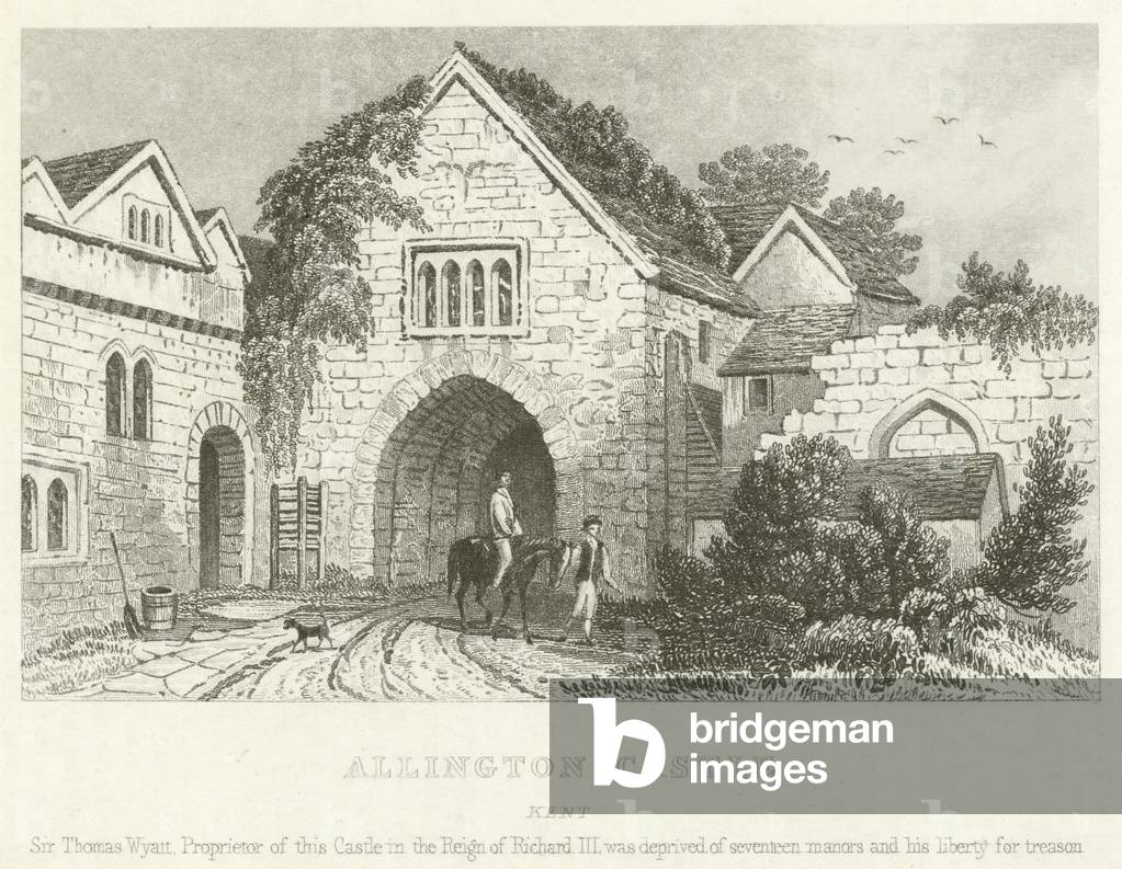 Allington Castle, Kent (engraving)