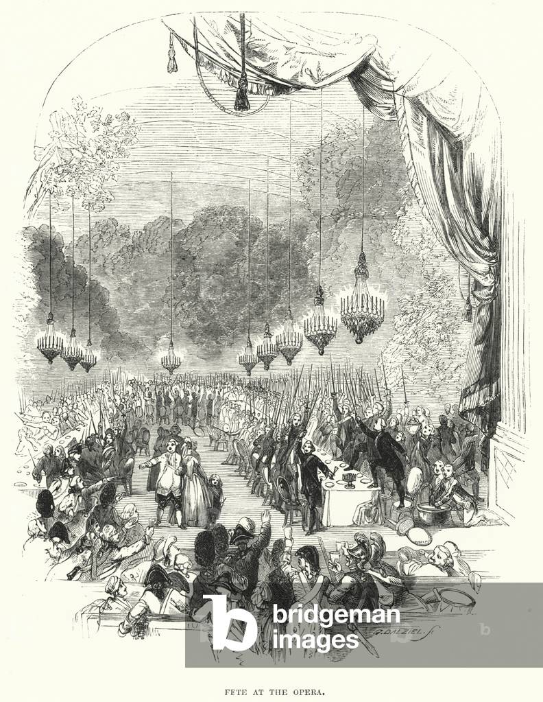 Fete at the Opera (engraving)