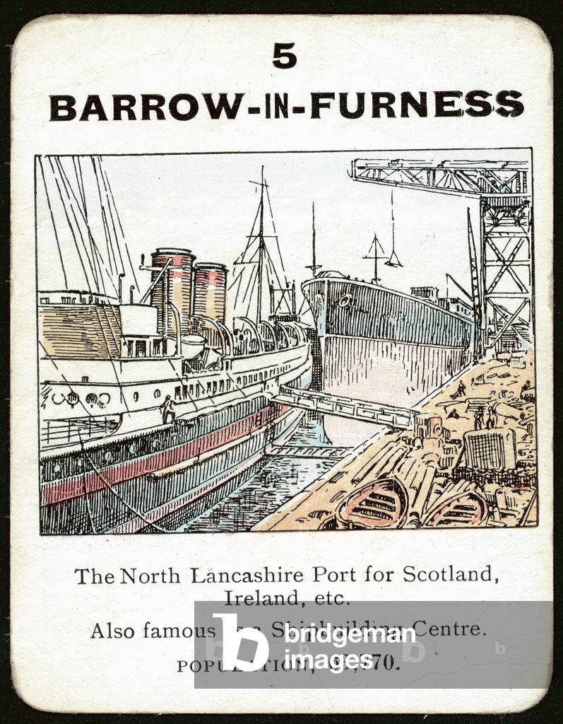 Barrow-in-Furness (colour litho)
